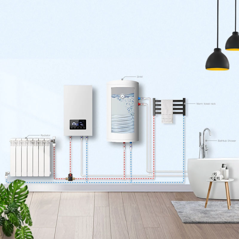 Electric Boiler Single Heating System for Home Central Heating and Domestic Hot Water