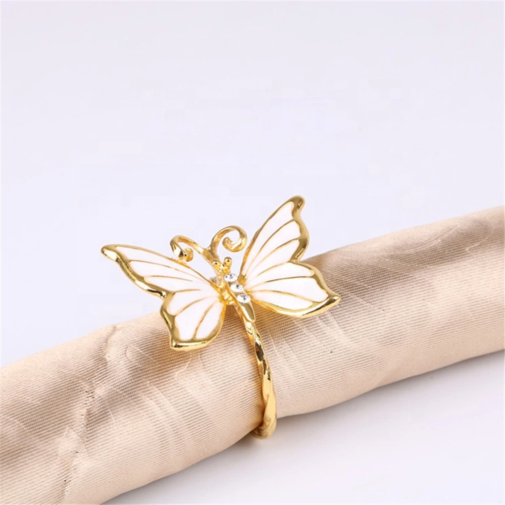 Wholesale Cheap Price Napkin Ring Butterfly for Wedding Decoration