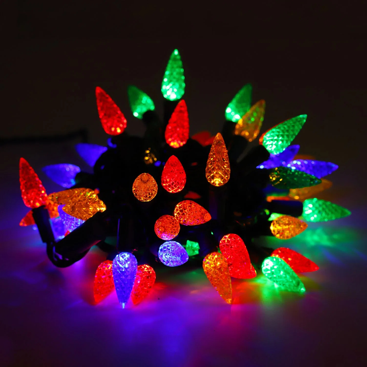 Decoration for Party Color Changing Outdoor Christmas Lights C6 Strawberry String Lights