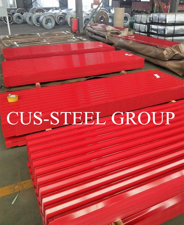 Light Weight Building Materials Colour Corrugated Metal Sheets