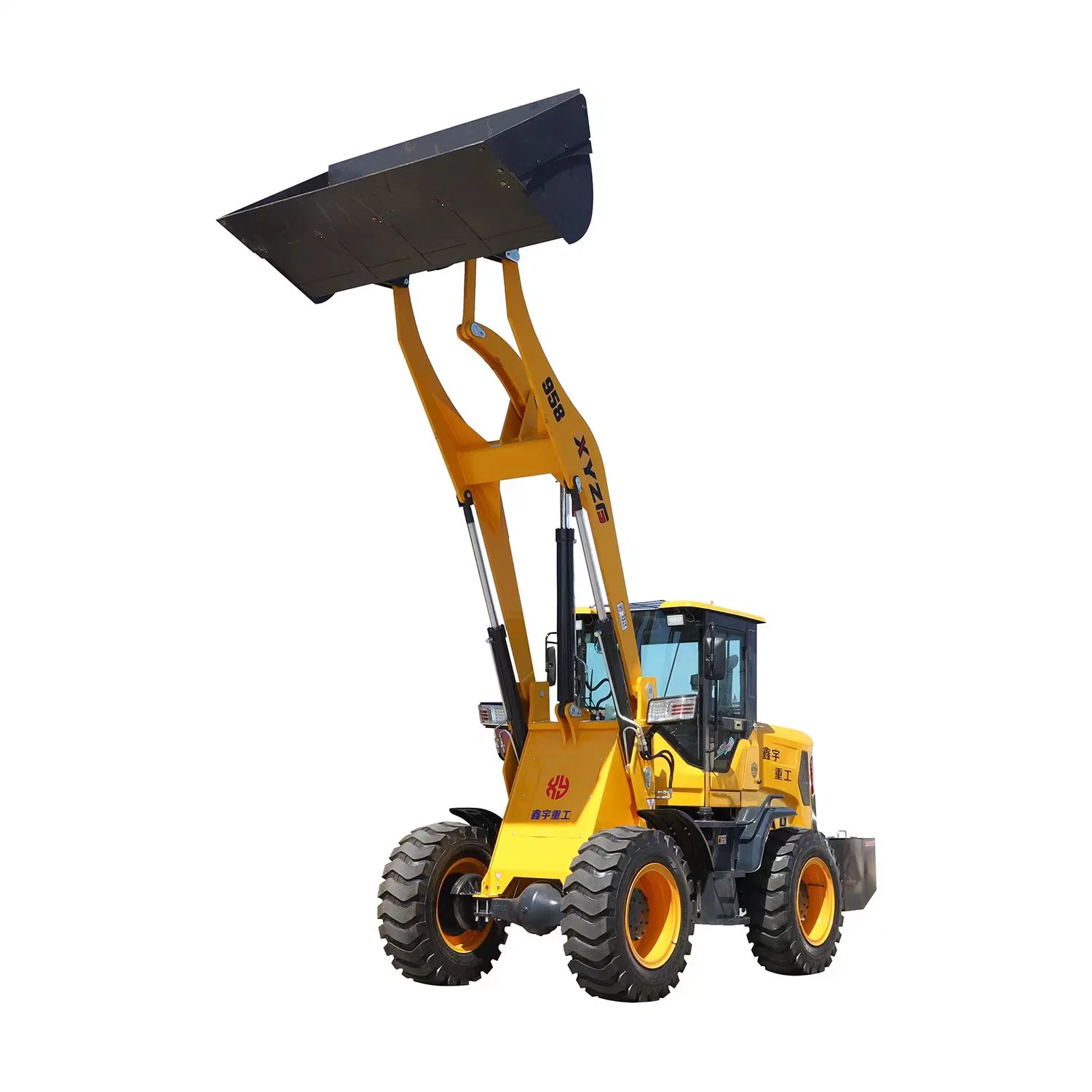 Zl958 Multipurpose Road Construction Full Hydraulic Small Wheel Loader with CE Manufacturer