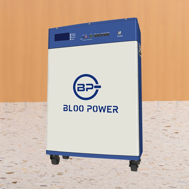 Bloopower vida profunda personalizada recargable LFP para fosfato casero Polymer off Grid Home batería para energía eólica