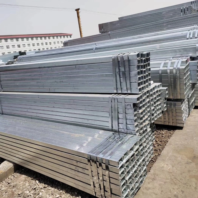 80mm*80mm Hot DIP Galvanized Square Tube with Waterproof Packing