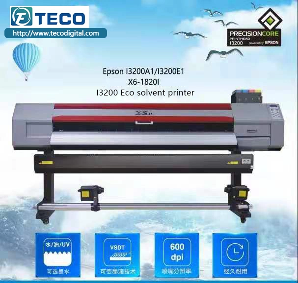 Impresora de inyección de tinta de la cabeza de 1,8 m i3200 Máquina de impresión Plotter Digital