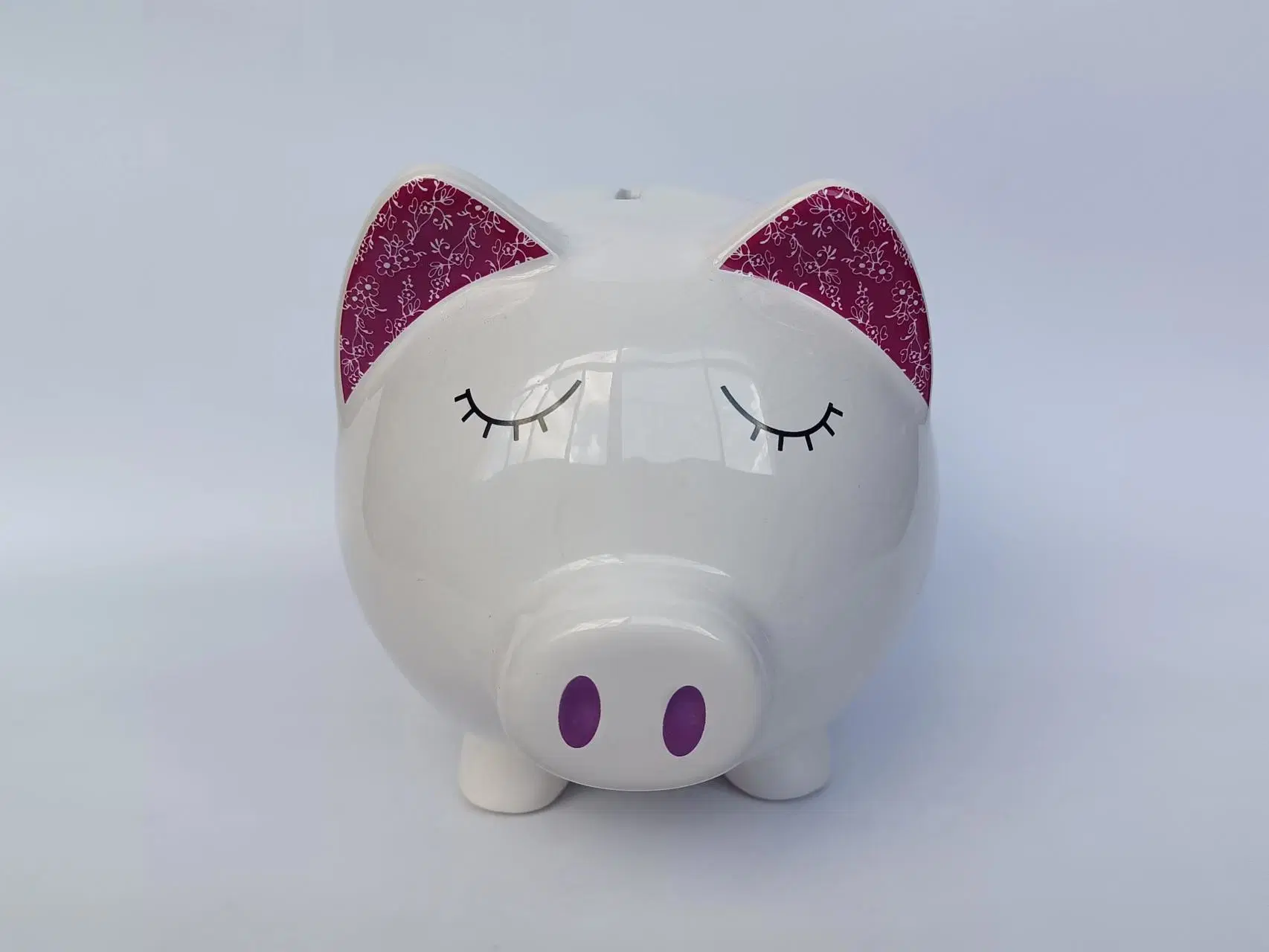 Ceramic Cute Cartoon Piggy Bank 3D Money Bucket Decoration