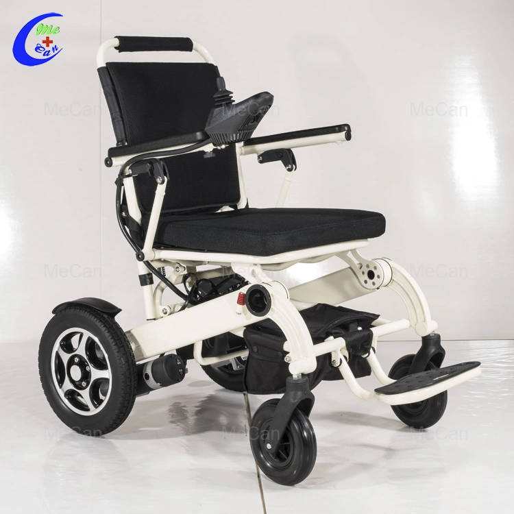 Lightweight Foldable Electric Power Wheelchair with Lithium Battery for Elderly People