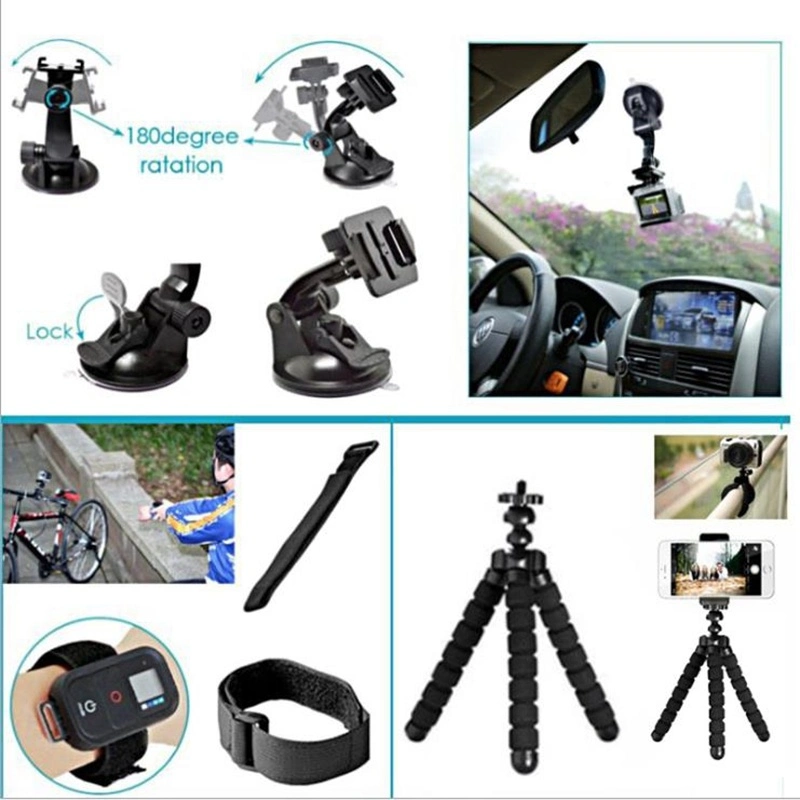 1 en 50 Kit de accesorios para la cámara de acción compatible Cámara de vídeo de acción Y Accesorios Bl15495