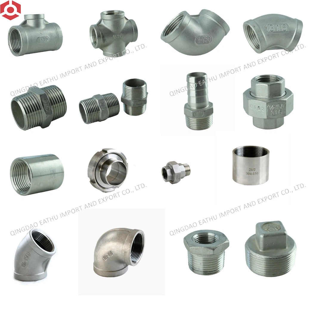 Factory Supply Hight Quality 150lbs Stainless Steel NPT BSPT Threaded Screwed Male Female Pipe Fitting