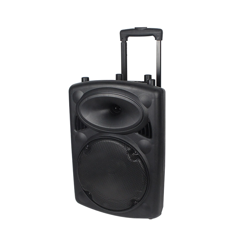 Knob Controlled Trolley Speaker Box with Voice Navigation