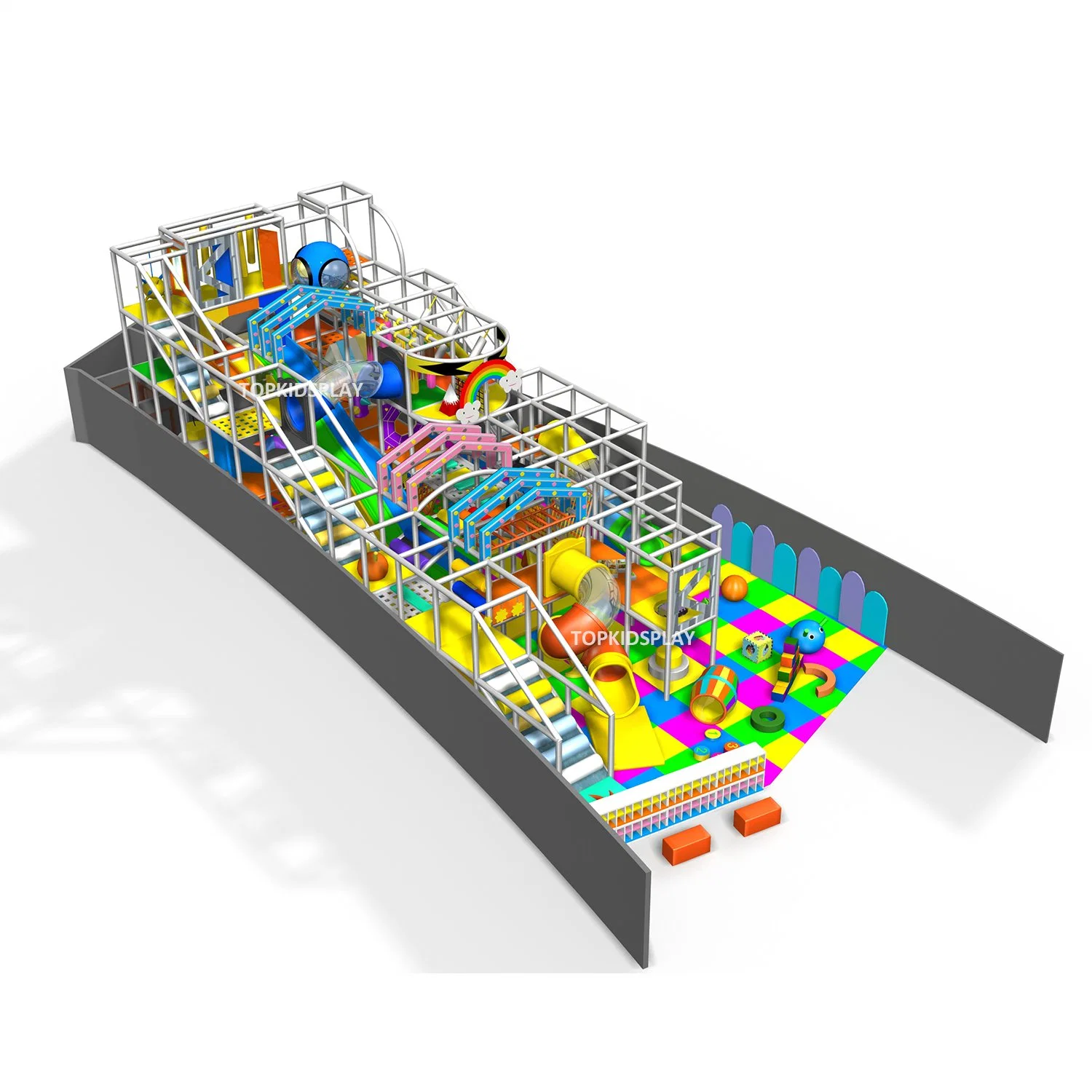 ASTM zugelassen Beliebte verschiedene Spiele Bereich Indoor Trampolin Park Air Tasche und Parkour