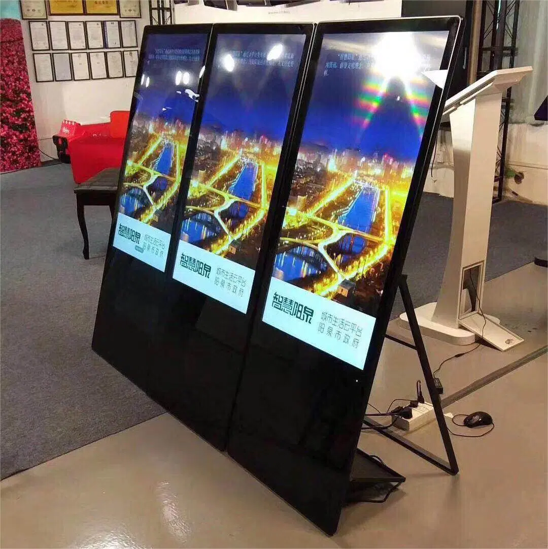 Floor Liquid Crystal Display LCD Poster Advertising Interactive Screen Display for Advertising