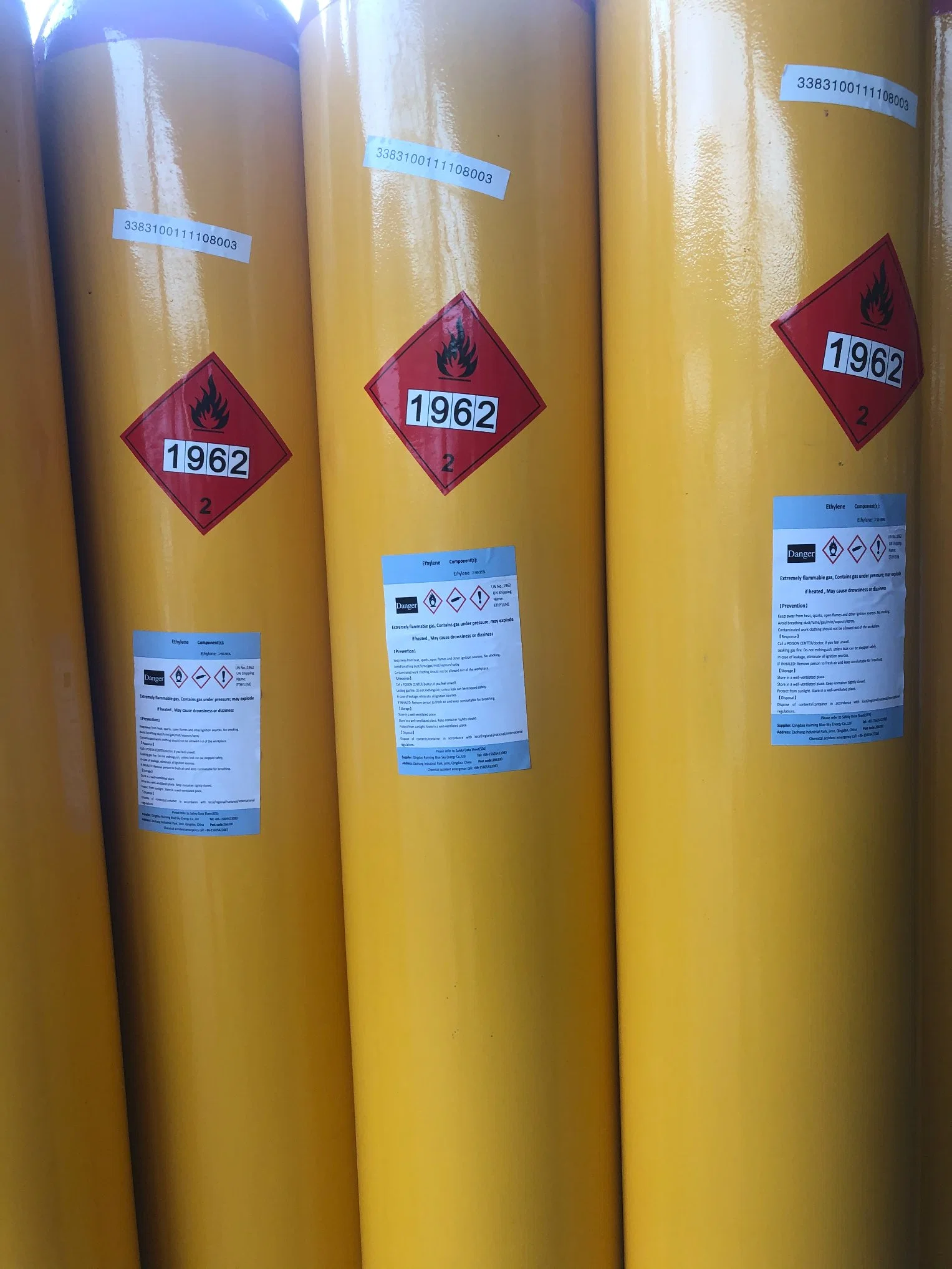 99.999% 5n Electronic Grade Ethylene Gas C2h4