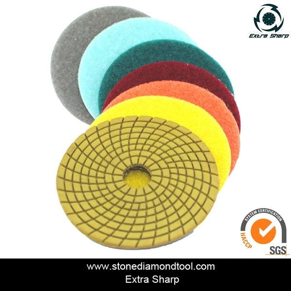 Resin 4 Inch Wet Floor Polishing Pad for Granite and Marble