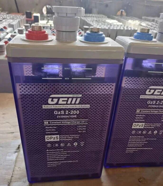 Je GzS série GEM de la batterie humide/sec OPzS GzS 2-100 (2V-100AH)