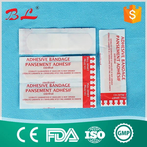 Wound Plaster First Aid Bandage with Different Material
