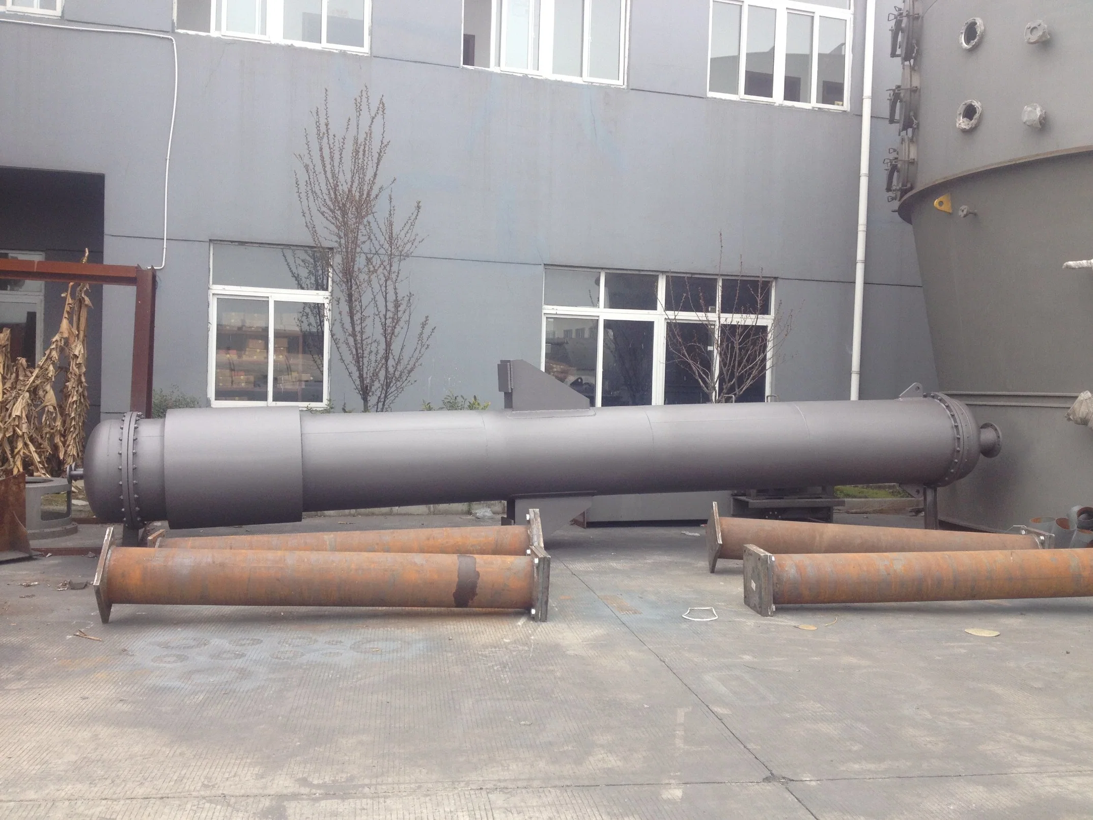 Ammonia Discharge Evaporator Heat Exchanger Pressure Vessel ASME ISO