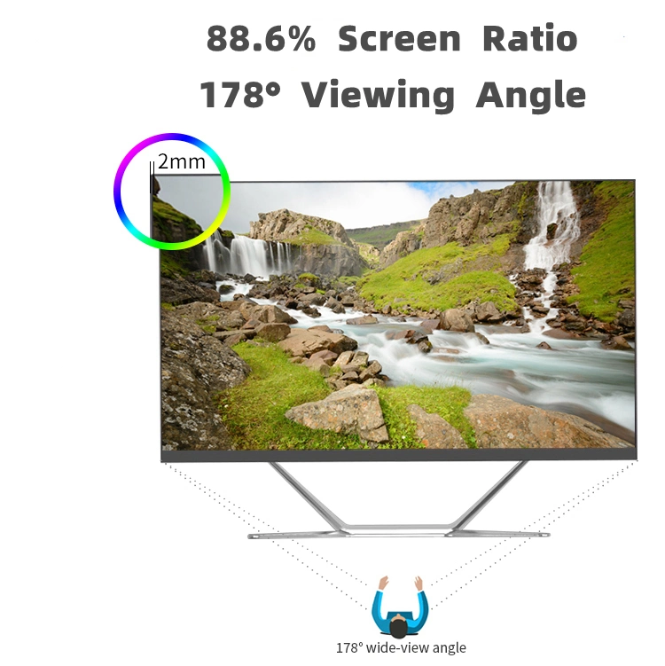 Ecrã tátil AIO de 27 polegadas, tudo num só ambiente de trabalho Computador para uso doméstico ou empresarial