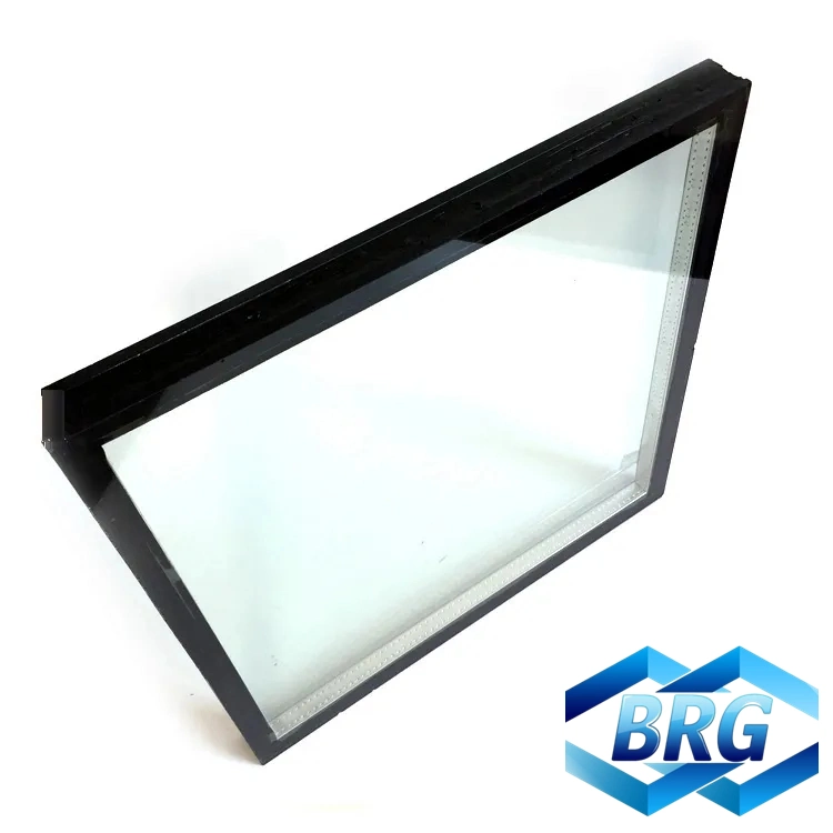 Low E Clear Tempered Glass Double Silver Insulating Glass