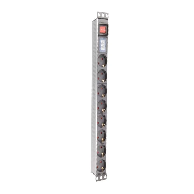 6 Ways Germany Power Strip with Air Switch for Data Center