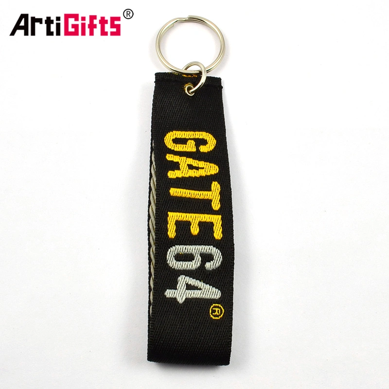 Artigifts Promotion Gift Cheap Handmade Embroidery Keychain