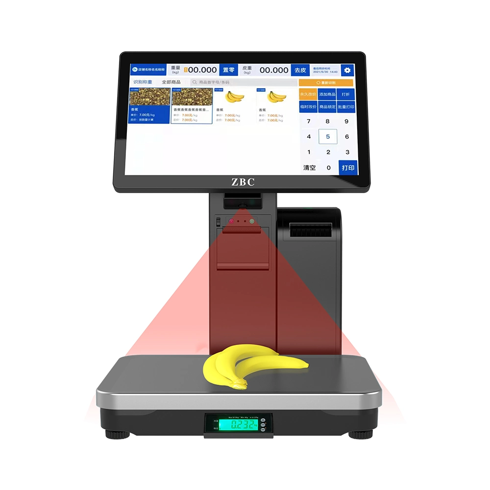 15 Inch All in One Windows POS Weighing Scale with Ai Recognicion