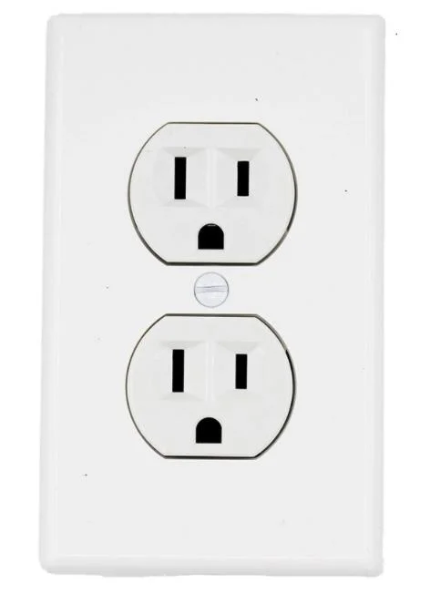 Outlet 15A, 125V, American AC Power Socket Duplex Electrical Outlet Tr/Tamper Resistant Duplex Receptacle, UL Listed