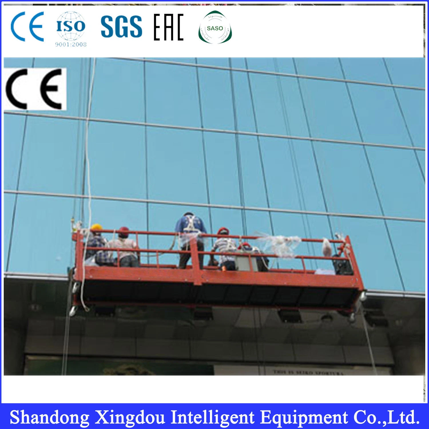 Window Cleaning Zlp Steel Powered Platform/Scaffolding for Cleaning