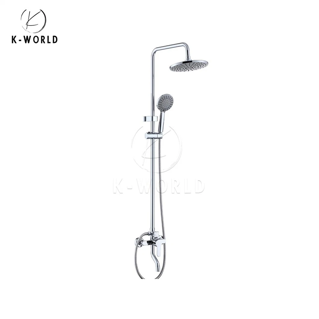 K-World Bathroom Bath Shower Faucet Fabricators ODM Custom Twin Shower Set China Craftsmanship Bathroom Shower System Set