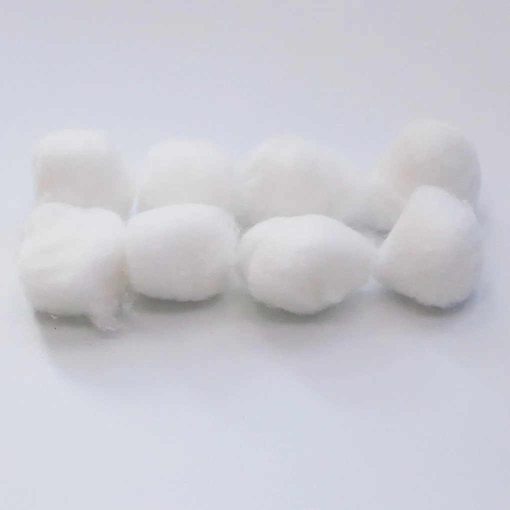 Disposable Absorbent Medical Synthetic Dental Colored Wool 100% Cotton Ball