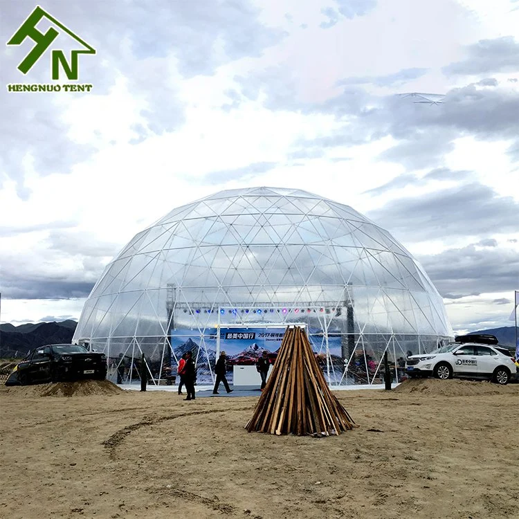 Outdoor Steel Structure Transparent Party Circus Giant Event Dome Tent