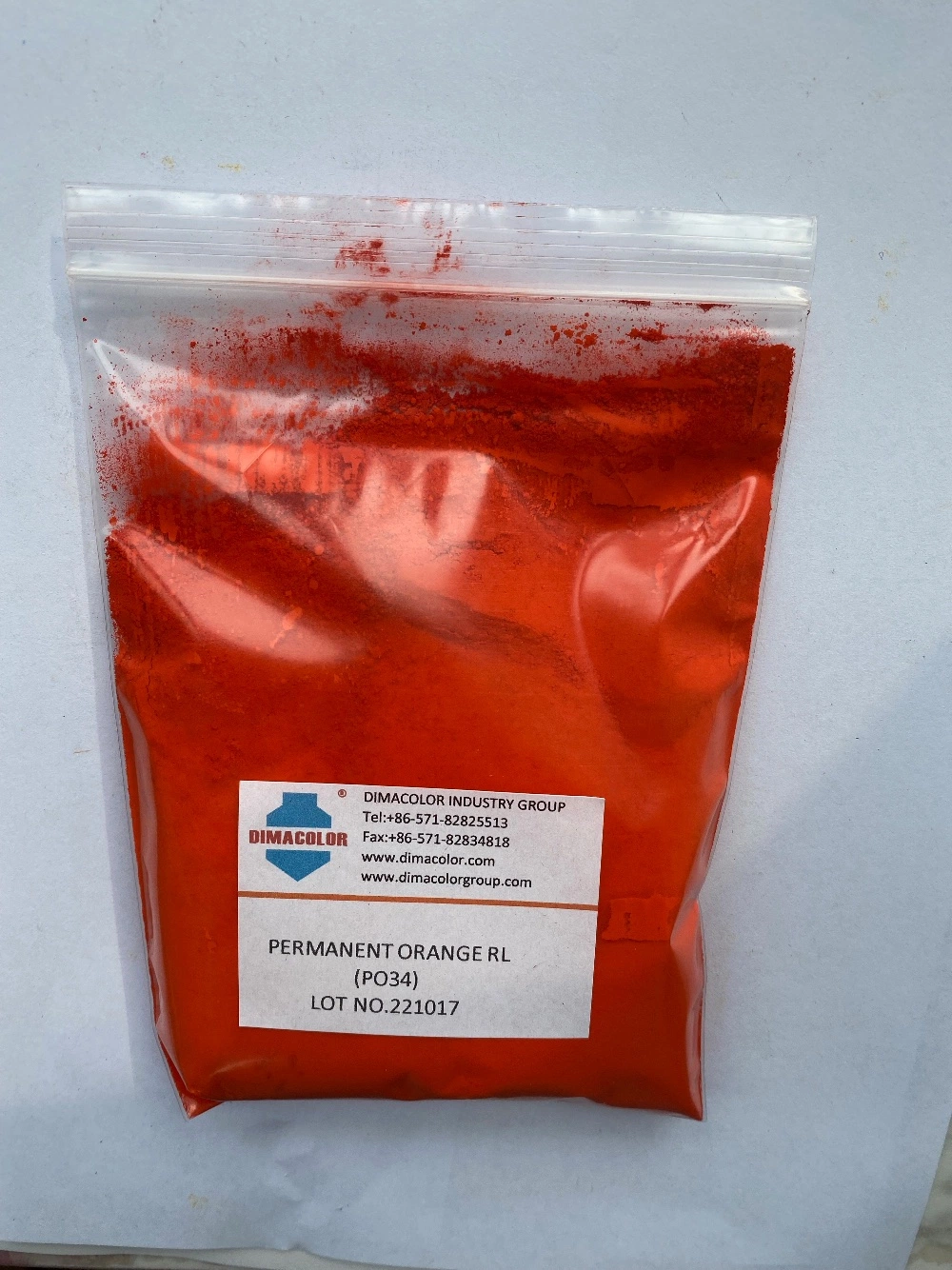 General Use Ink Paint Textile Printing Pigment Permanent Orange Rl Po34