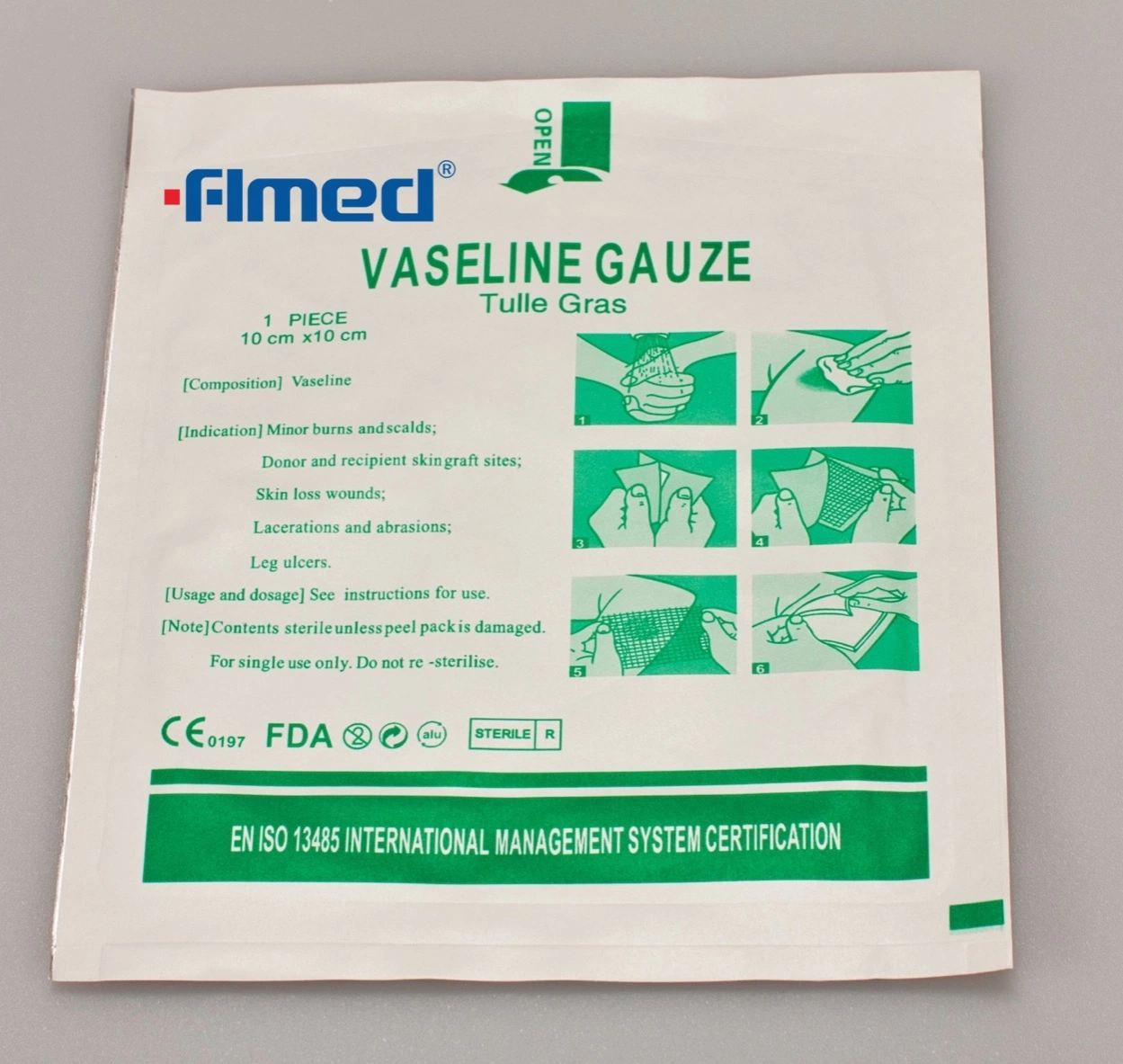 Surgical Wound Burn Paraffin Dressing Vaseline Guaze