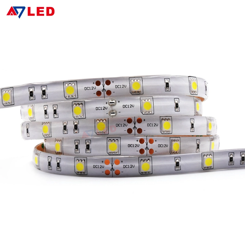 Indoor Decoration Long Life 5050 30LEDs Per Meter DC12V 7.2W/M IP20 Bright LED Strip Lighting