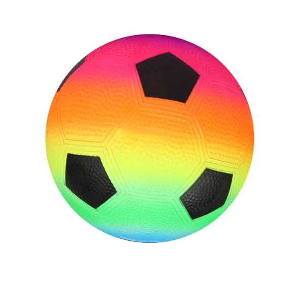 Rainbow Size PVC Inflatable Toy Ball