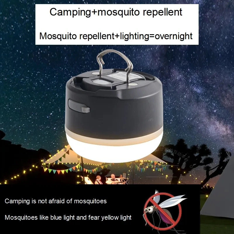 New Mosquito Repellent Light Camping Light Rechargeable LED Outdoor Light Emergency Tent Horse Light