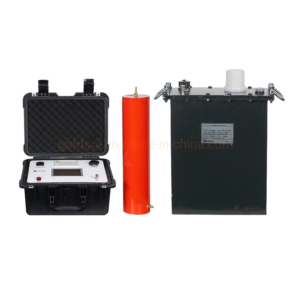 0.1Hz Vlf AC Hipot High Withstand Voltage Power Cable Test Set with Tan Delta Diagnostics 60kv