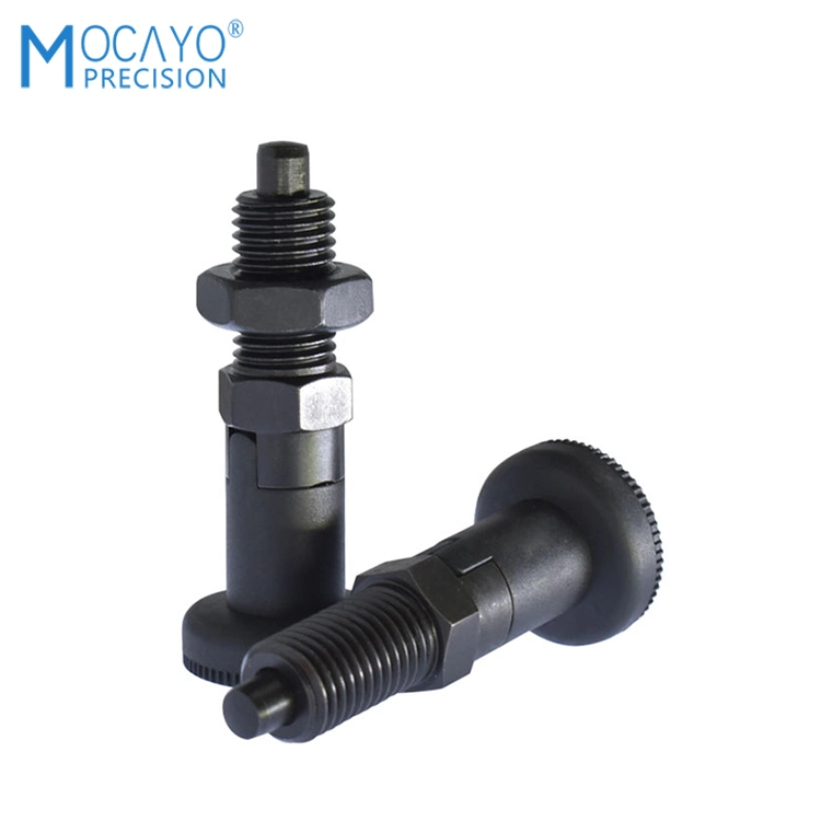 Steel Black Return Rest Opsition Spring Indexing Pin Spring Indexing Plunger, Indexing Plungers, Stainless Steel Indexing Plunger