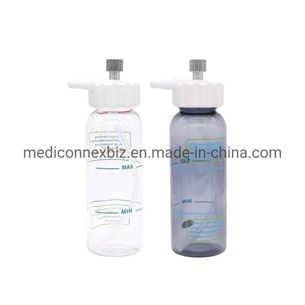 HQ-FMH-15L Medizinischer Sauerstoffdurchflussmesser mit zwei/zwei/zwei Röhrchen und Befeuchter