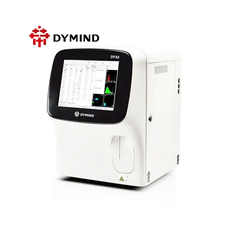 Auto Hematology Analyzer 5 جزء الدم اختبار آلة طبية CBC الماكينة