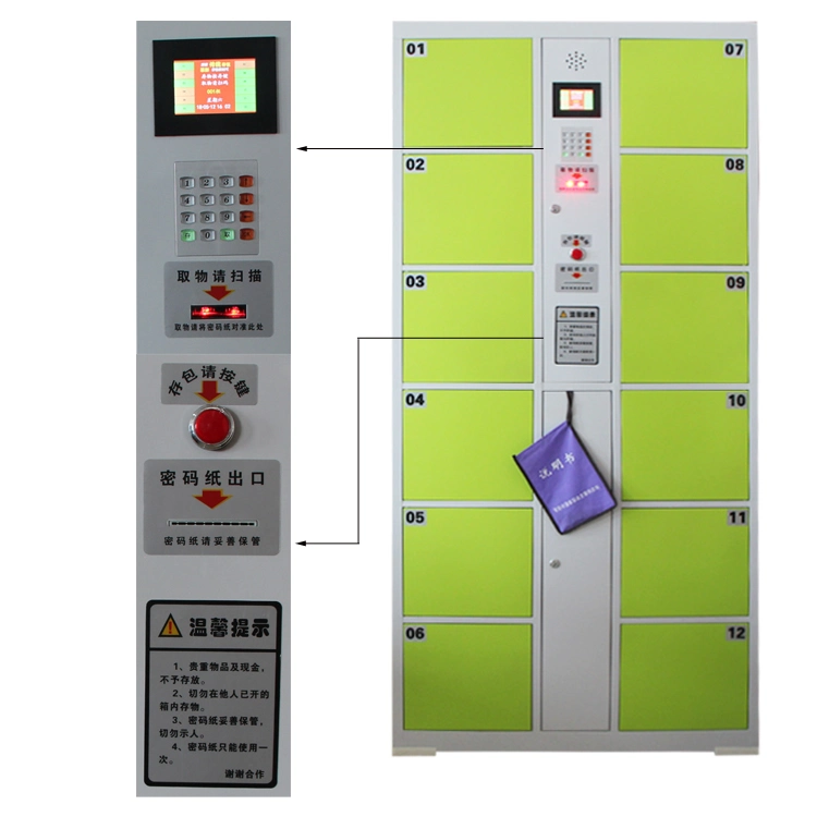 Widely Used Smart Electronic Locker Customized Dimension Smart Locker Luggage Storage Cabinet