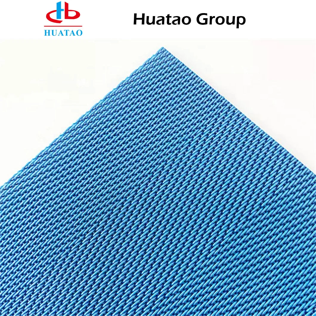 China Polyester Huatao Filter Press Machine White Blue Color Dewatering Mesh Belt