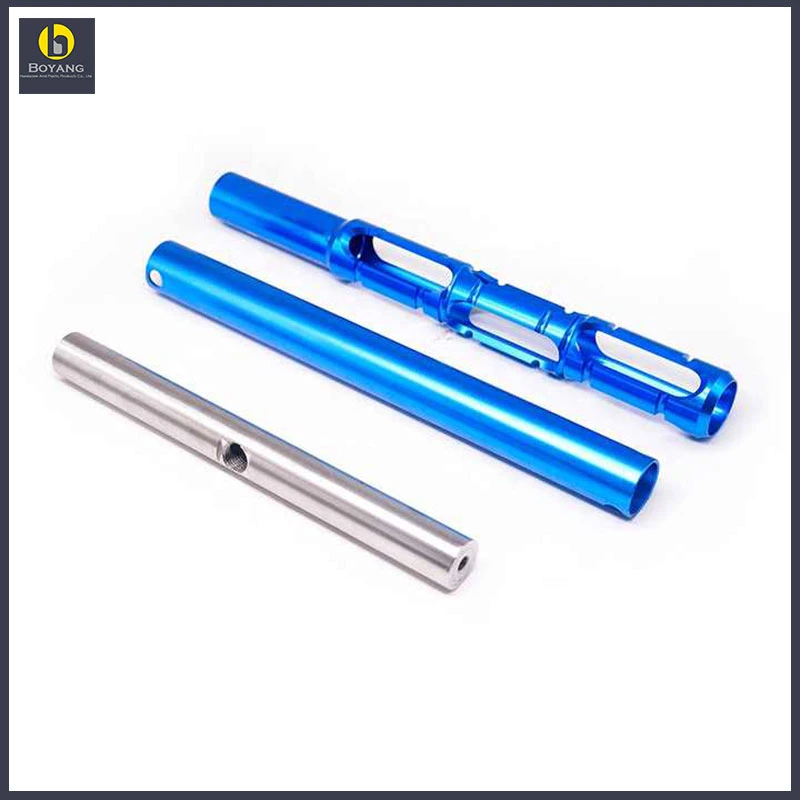 Metal Processing External Small Square Bore Steel Threaded Bushing CNC Turning Parts