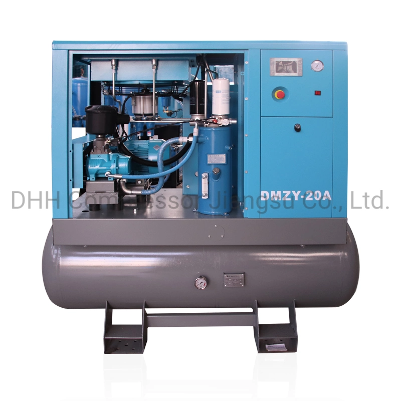 Low Noise Energy-Saving Laser Cutting 16 Bar High Pressure Laser Cut Screw Air Compressor with Dryer Tank