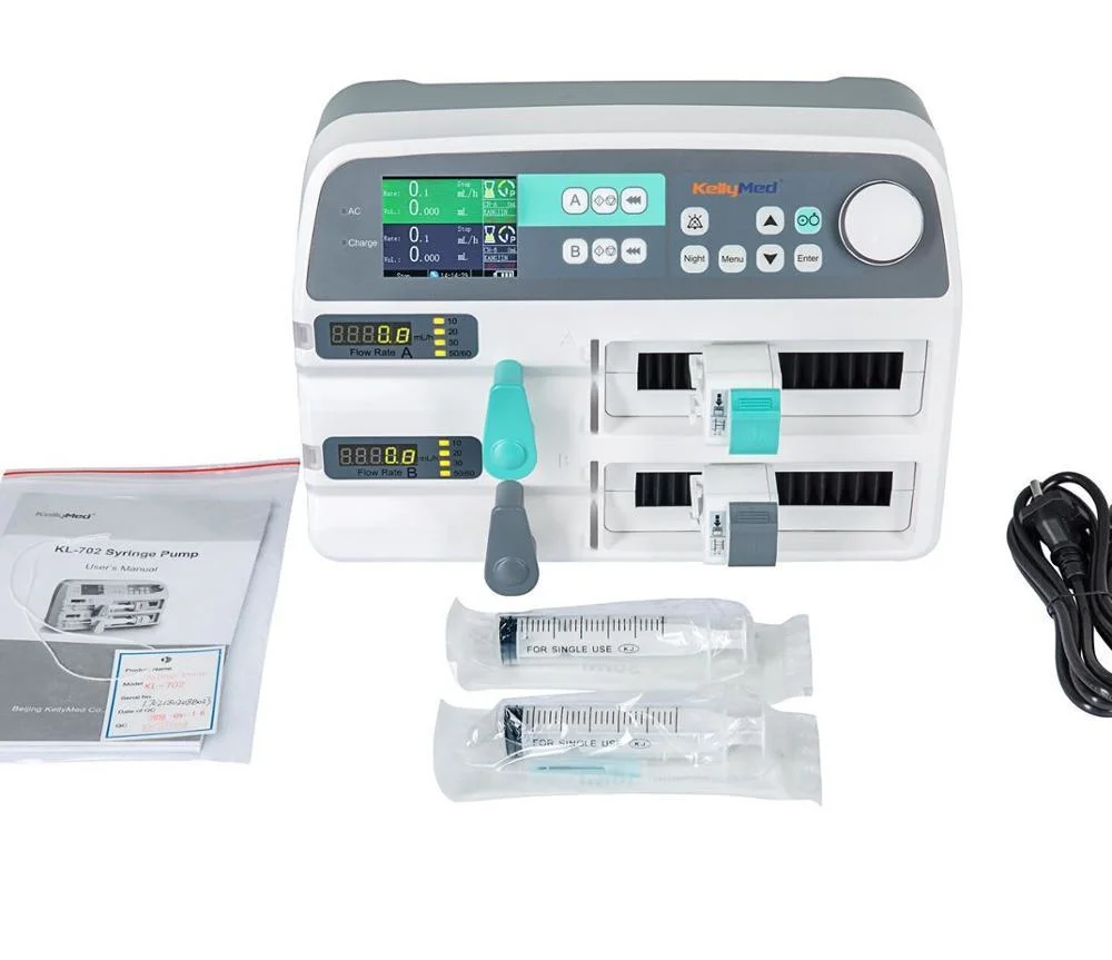 Double Channels Veterinary Syringe Pump for Vet Hospitals