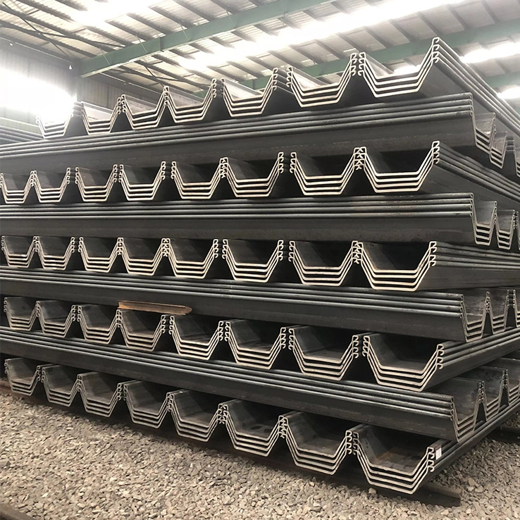 Sheet Pile Type 2 Used Price / U Type Hot Rolled Steel Sheet Pile Price Per Ton/Type 3 Type 4 Hot Rolled Carbon Steel Sheet Pile