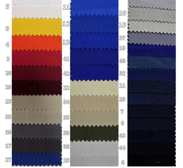 2023 Dyed Poly Cotton Twill Tc 65/35 Workwear Uniform Overall Fabric