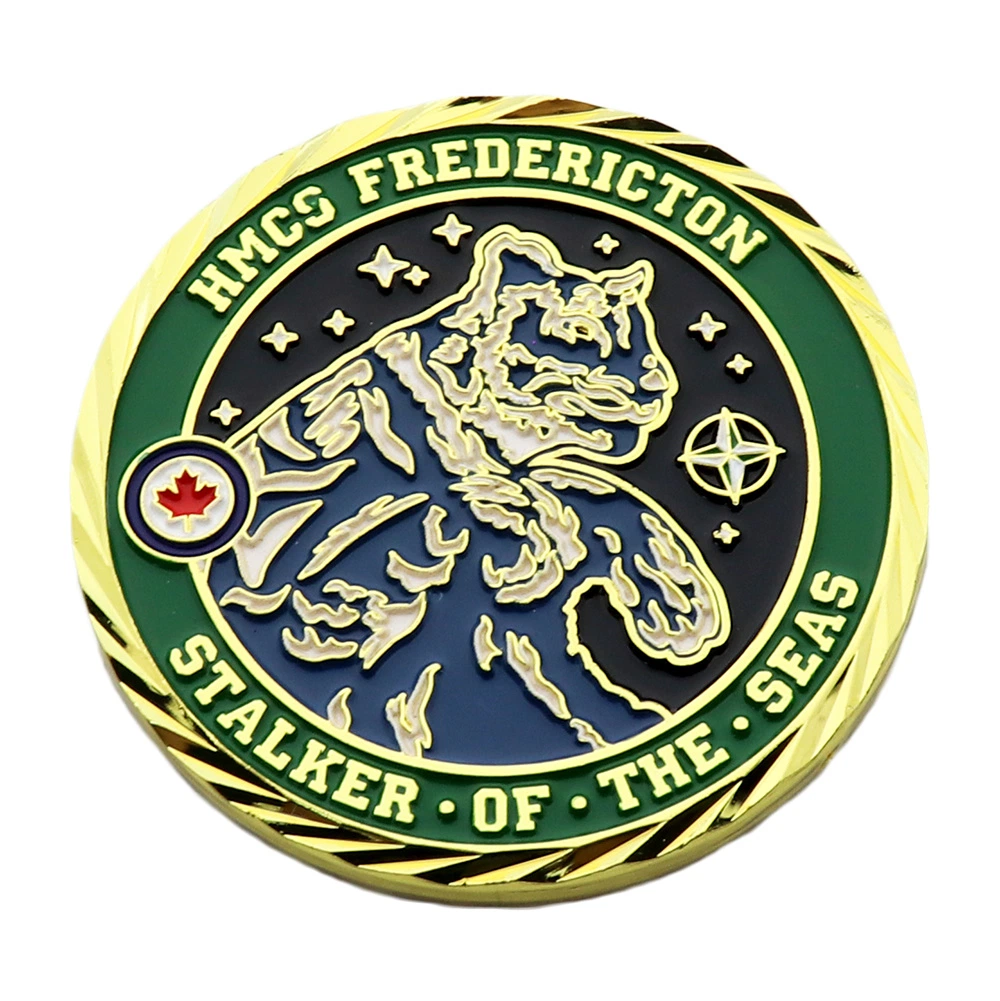 A coleção comemorativa de logotipo personalizado Coin fornece o 3D Engraving Souvenir Metal Moedas desafio da Polícia militar fabricante de moedas de esmalte