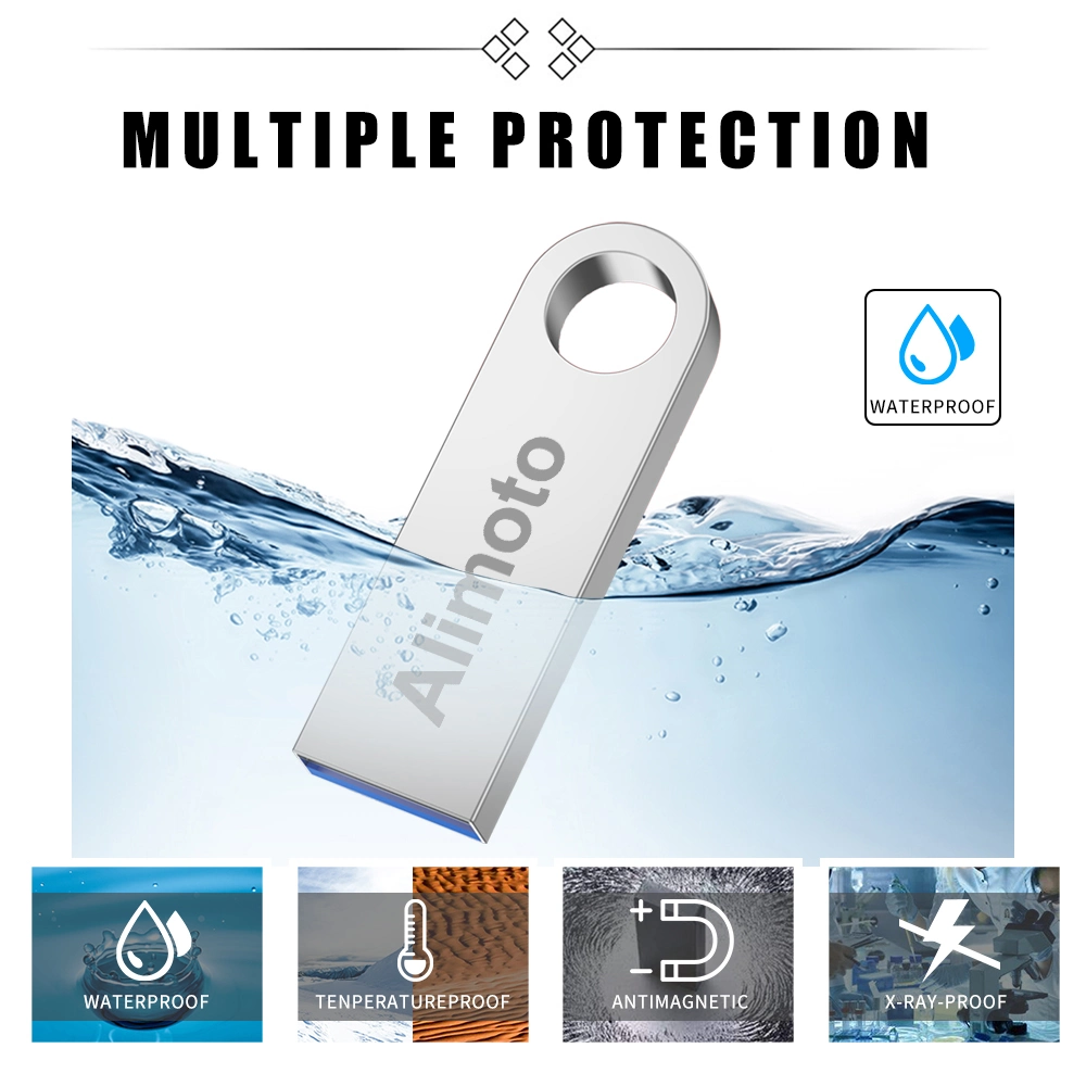 Metal USB Flash Drive Waterproof Mini USB Stick 4GB 8GB 16GB 32GB U Disk Storage USB 2.0