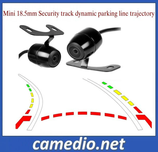 Dynamic Trajectory Moving Guide Parking Line Rear View Camera HD Waterproof