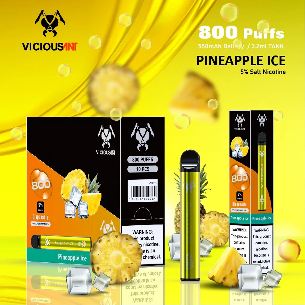 مصنع ادويل بالجملة Vالقِرَدة 550mAh 800 أطواق Vape القلم طراز E-Cigarette